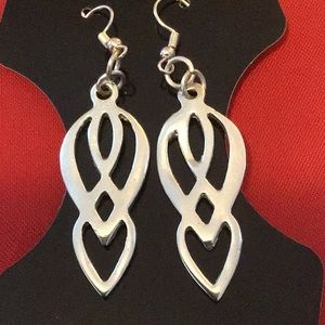 Sterling silver dangle earrings